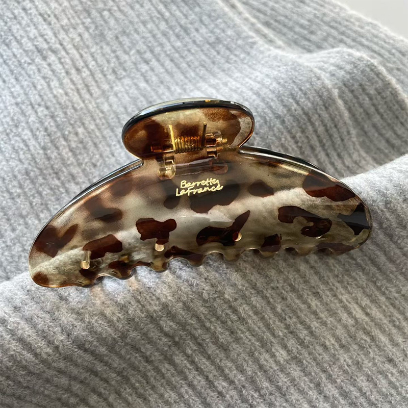 Hair Clip Claw Large - Leopard Print Hair Claw Clip Large