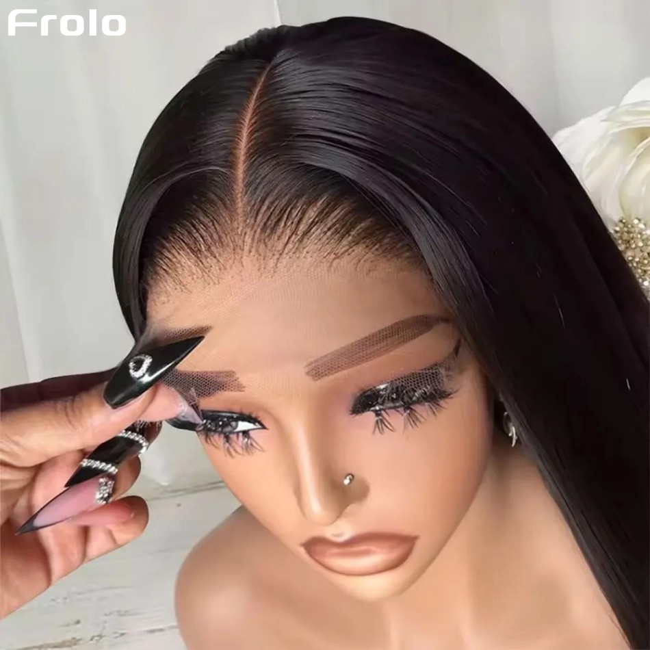 Lace Front Wig - Glueless Bone Straight Human Hair Wigs