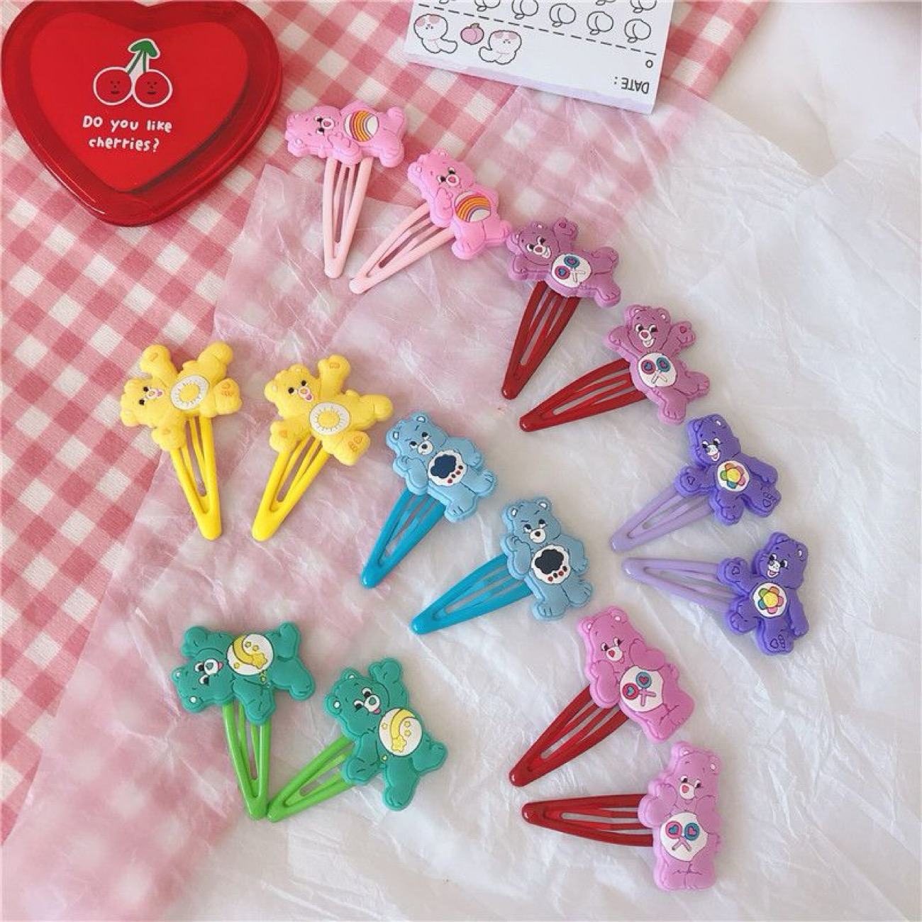 Care Bears Hair Clips Set, Cut - Hair Care Zinc recension och pris