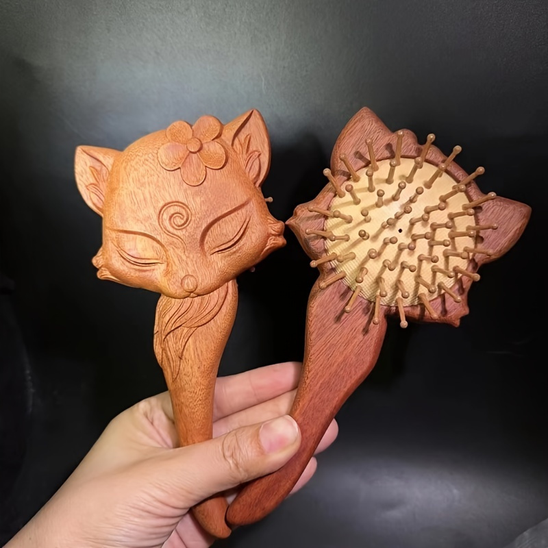 1 piece of flower fox airbag c - Bamboo Hair Brush recension och pris