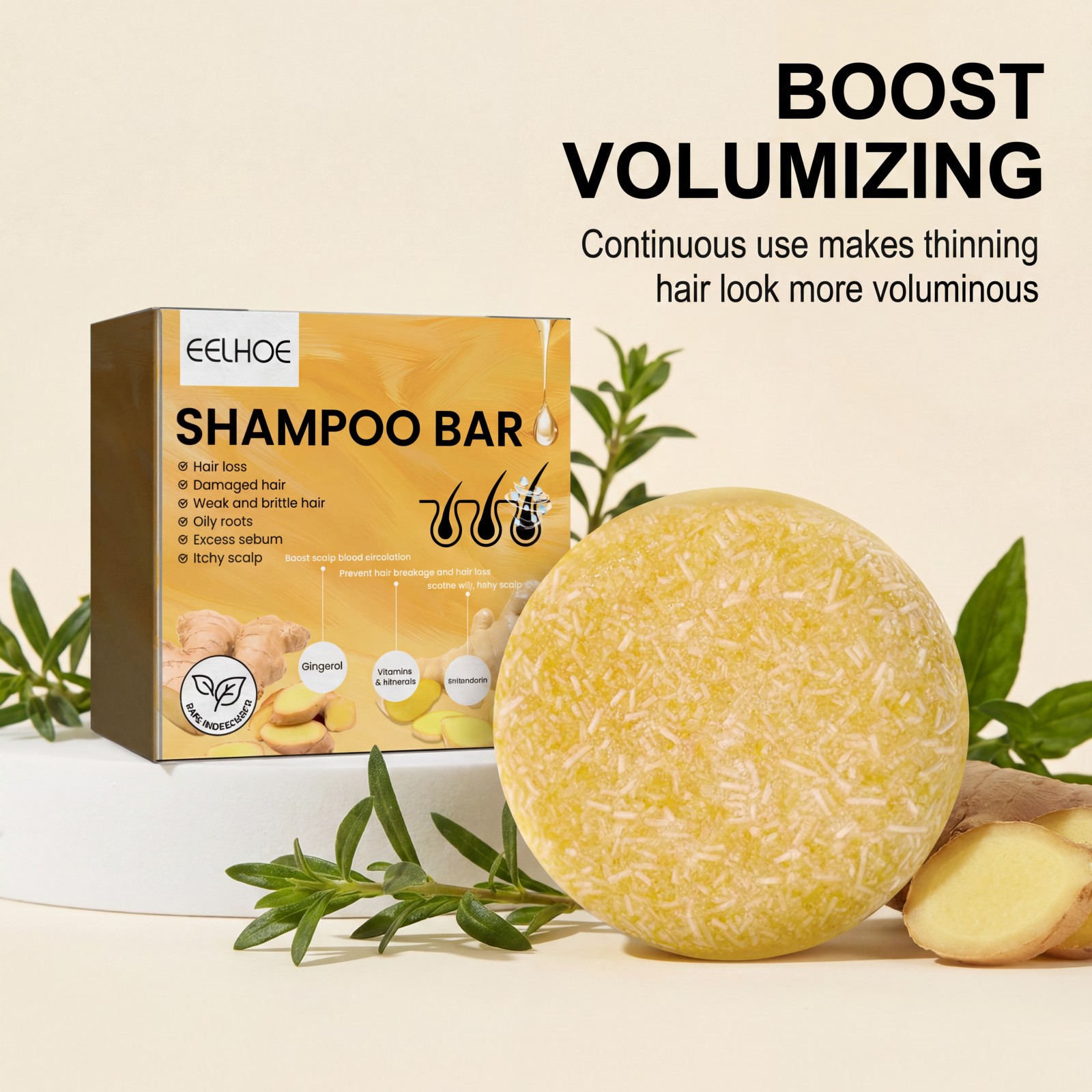 1Pcs Shampoo Bar Ginger Hair C - Hair Care Pantene recension och pris