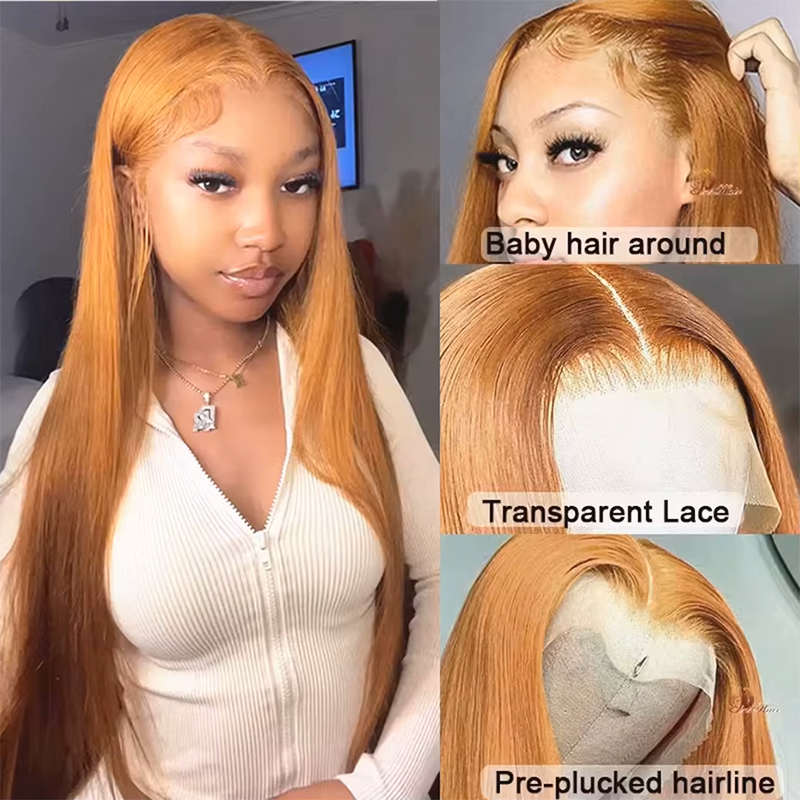 36 Inch 180-220% Density Strai - Lace Front Wig recension och pris