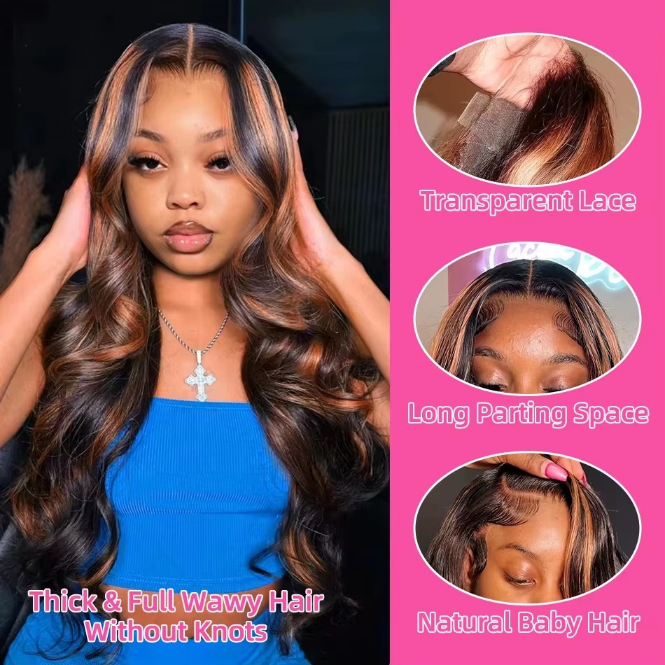 Highlight Ombre 13x4 Lace Fron - Lace Front Wig recension och pris