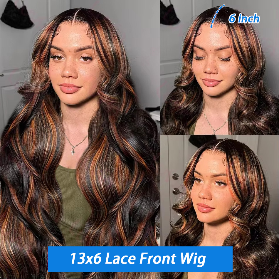 Highlight Ombre 13x4 Lace Fron - Lace Front Wig recension och pris