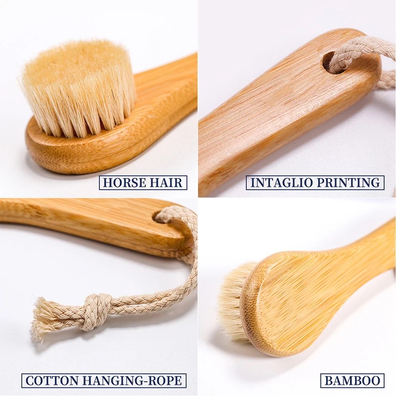 Beauty Skin Care Brush Face Cl - Bamboo Hair Brush recension och pris