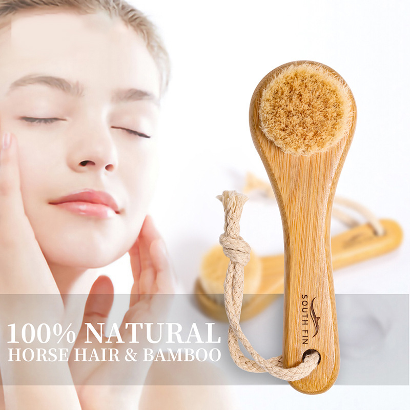 1Pc Beauty Skin Care Brush Fac - Bamboo Hair Brush recension och pris