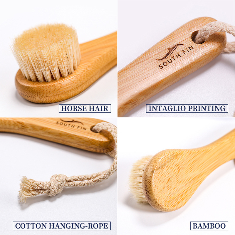 1Pc Beauty Skin Care Brush Fac - Bamboo Hair Brush recension och pris