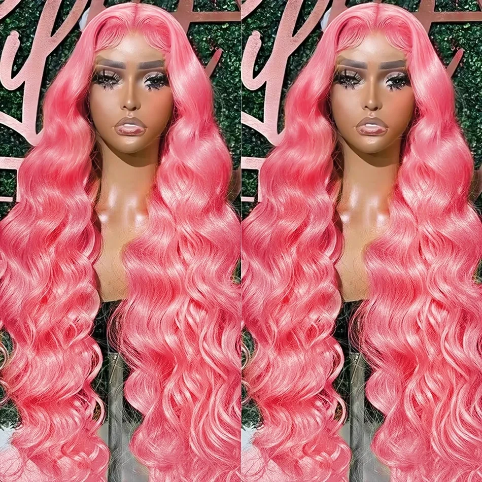 13x4 Body Wave Light Pink Lace - Lace Front Wig recension och pris