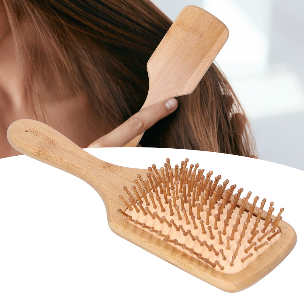 Gentle Bamboo Hairbrush Bamboo - Bamboo Hair Brush recension och pris