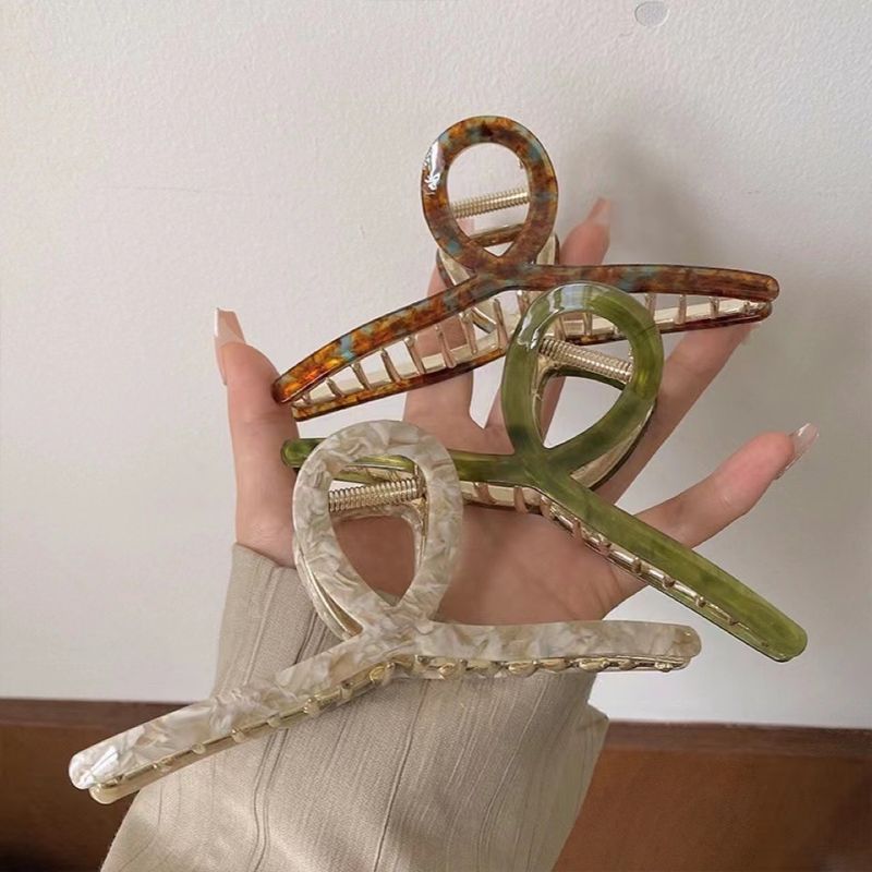 1pc Metal Grab Clip, Women's H - Hair Clip Claw Large recension och pris