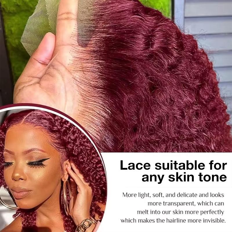 99j Deep Wave Lace Front Hair  - Lace Front Wig recension och pris
