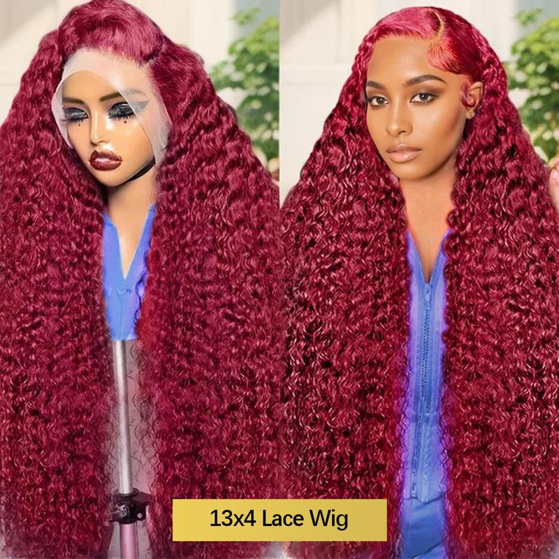 99j Deep Wave Lace Front Hair  - Lace Front Wig recension och pris