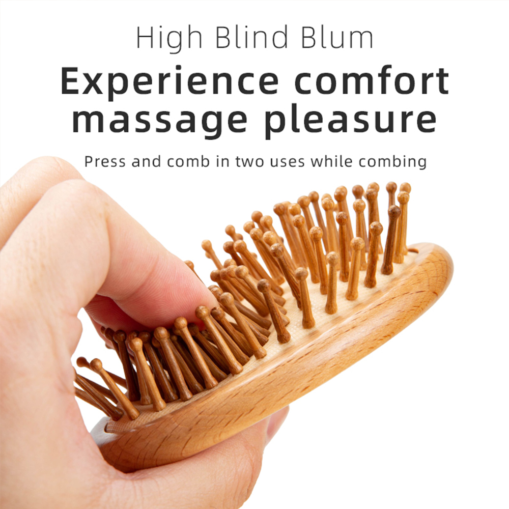 1pcs/2pcs Wood Comb Profession - Bamboo Hair Brush recension och pris