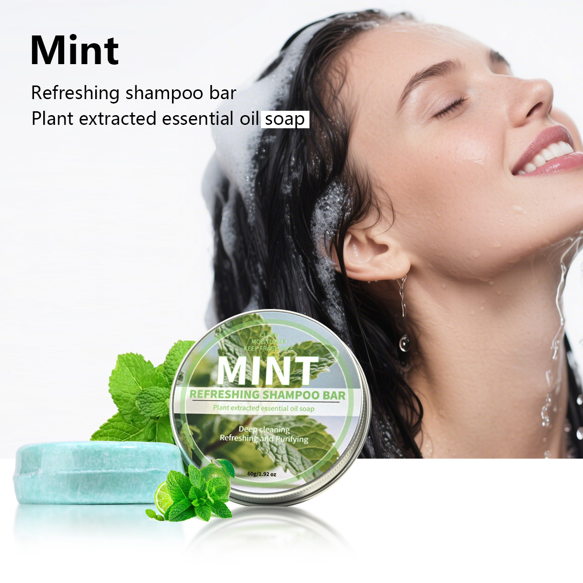Mint Cool Shampoo Soap Bar, Pl - Hair Care Pantene recension och pris