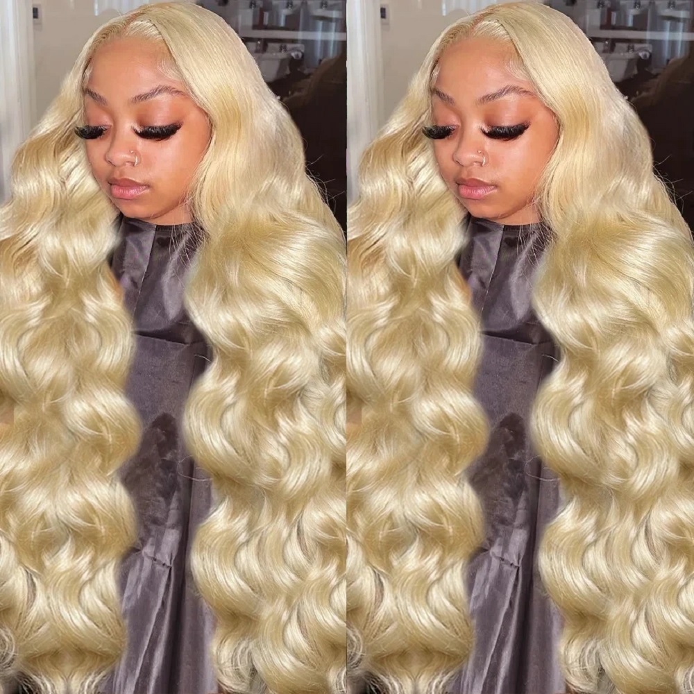 46 Inch HD Blonde 13x4 Lace Fr - Lace Front Wig recension och pris