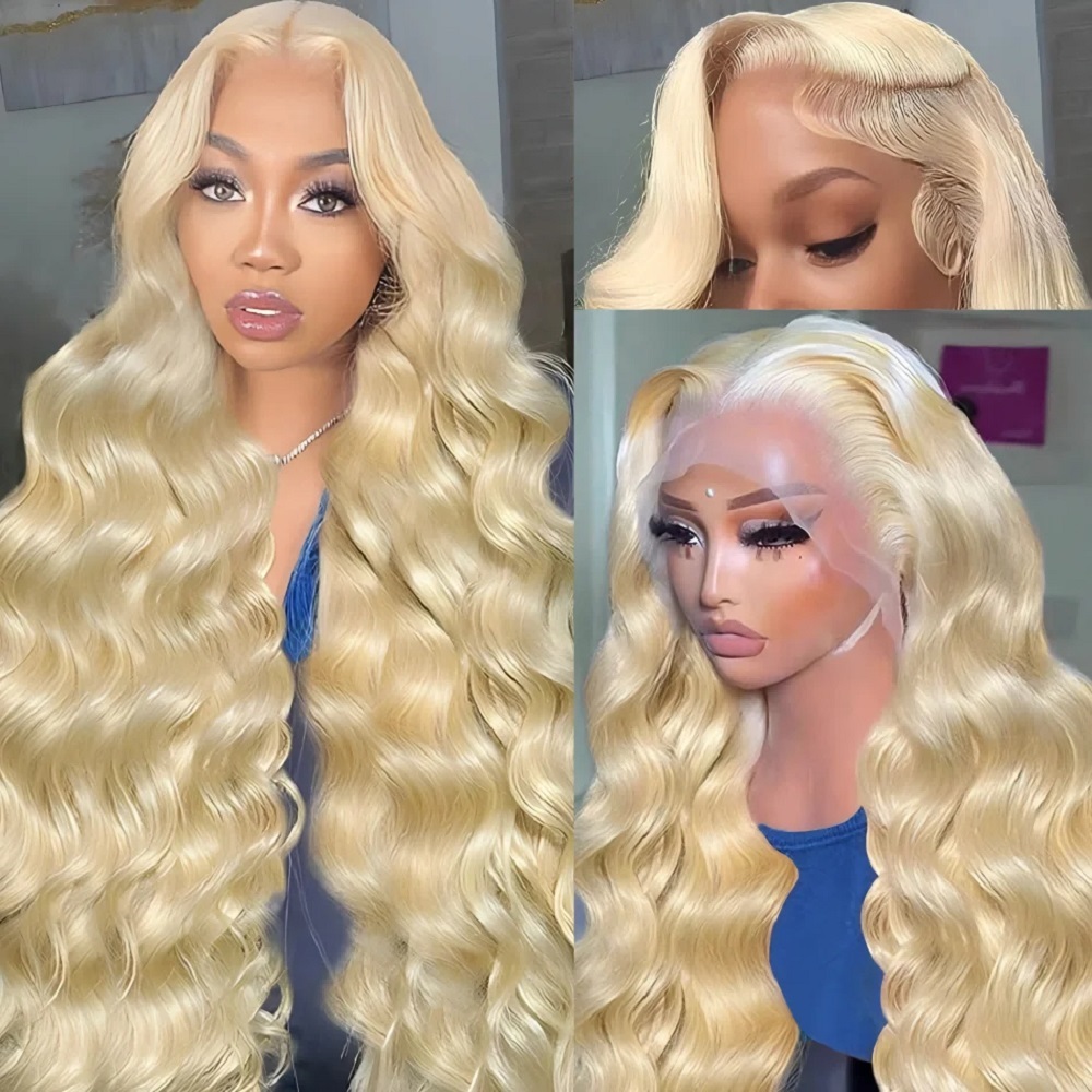 46 Inch HD Blonde 13x4 Lace Fr - Lace Front Wig recension och pris
