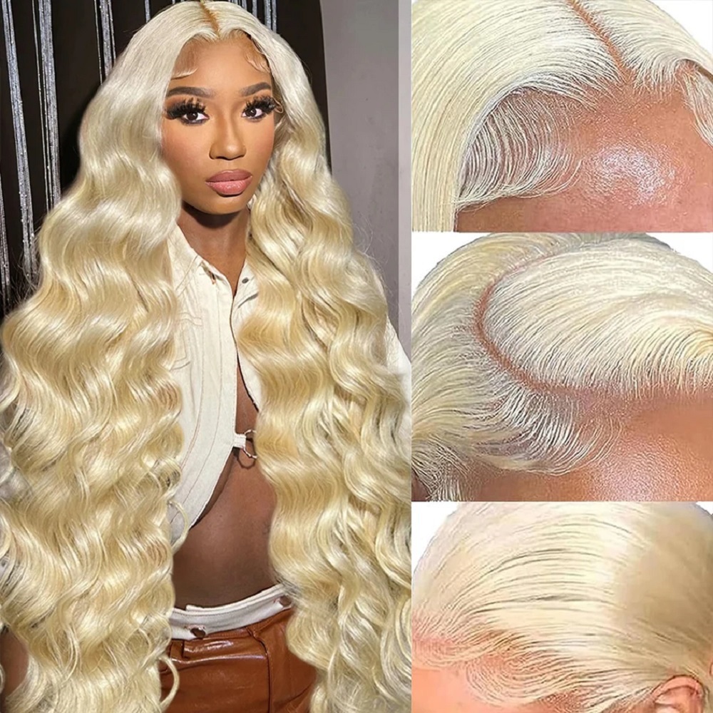 46 Inch HD Blonde 13x4 Lace Fr - Lace Front Wig recension och pris