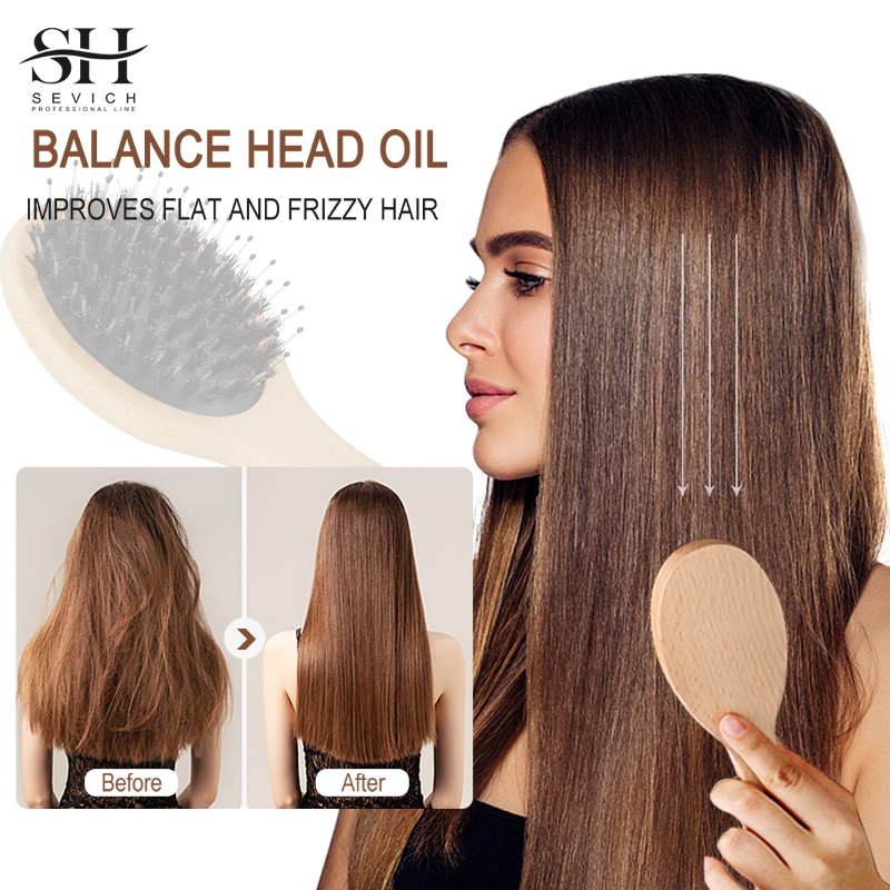 Natural Boar Bristle Hair Fluf - Hair Care In Salon recension och pris