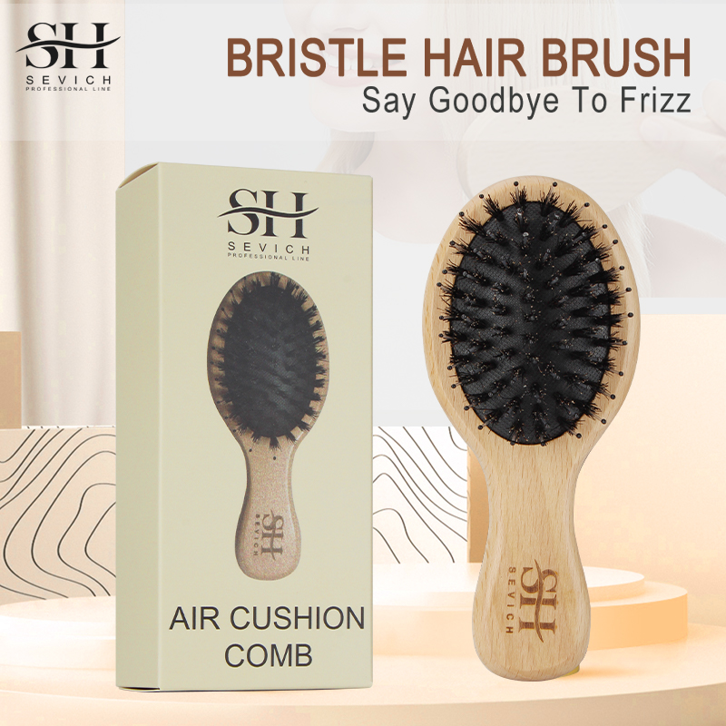 Natural Boar Bristle Hair Fluf - Hair Care In Salon recension och pris