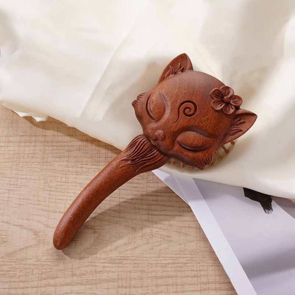 Handheld Animal Shape Air Bag  - Bamboo Hair Brush recension och pris