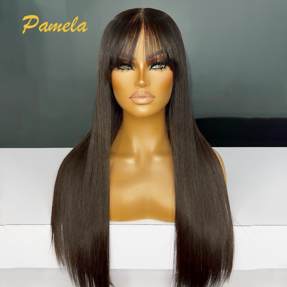 Brazilian Pre Cut Bone Straigh - Lace Front Wig recension och pris