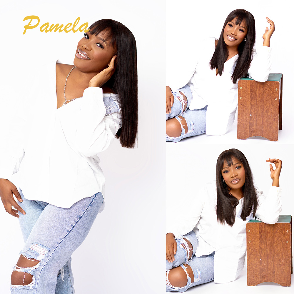 Brazilian Pre Cut Bone Straigh - Lace Front Wig recension och pris