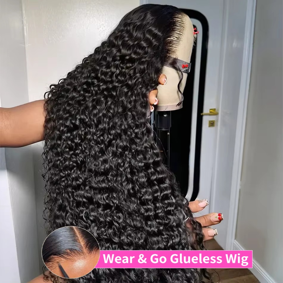Human Hair 5x5 Glueless Curly  - Lace Front Wig recension och pris