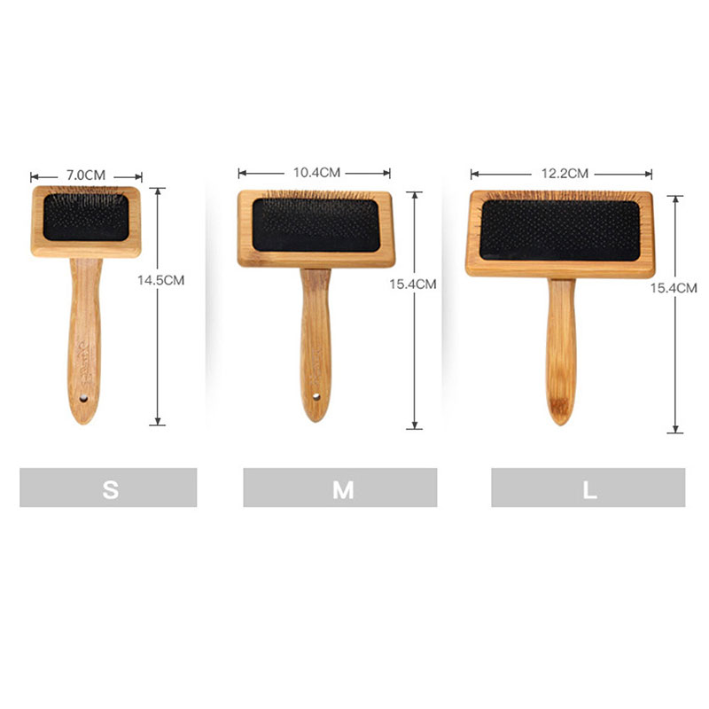 Pet Dog Brush Bamboo Comb Shed - Bamboo Hair Brush recension och pris