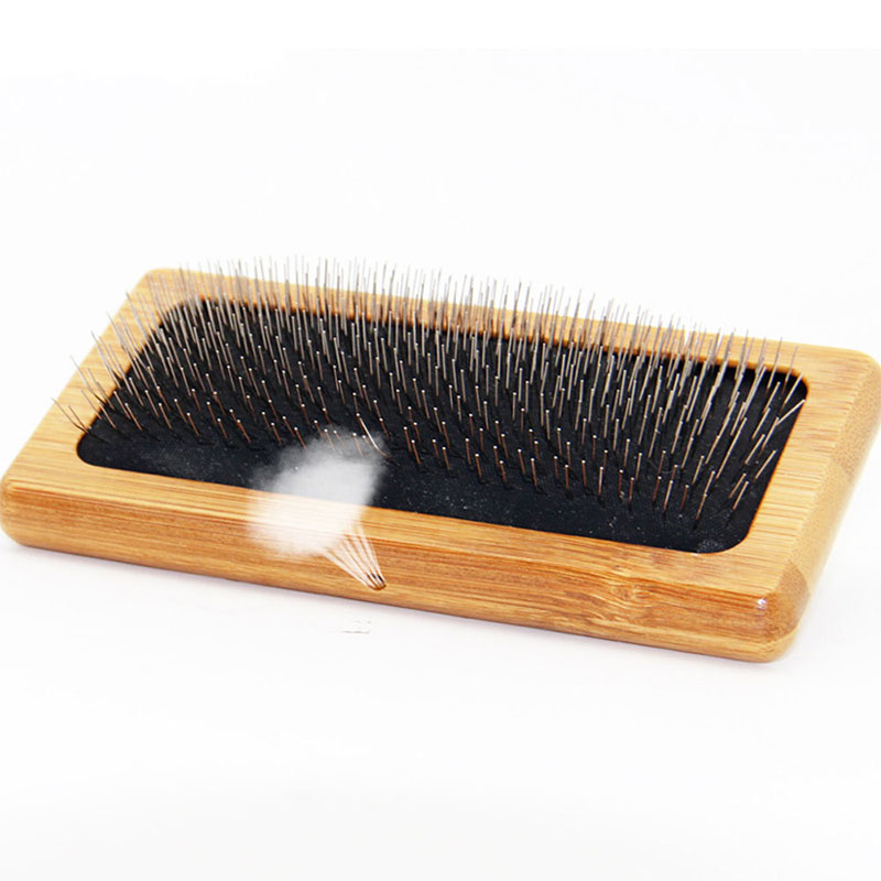 Pet Dog Brush Bamboo Comb Shed - Bamboo Hair Brush recension och pris